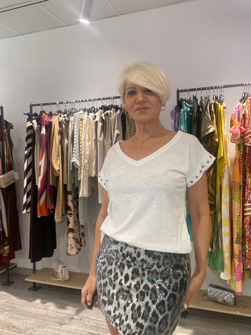 Falda animal print