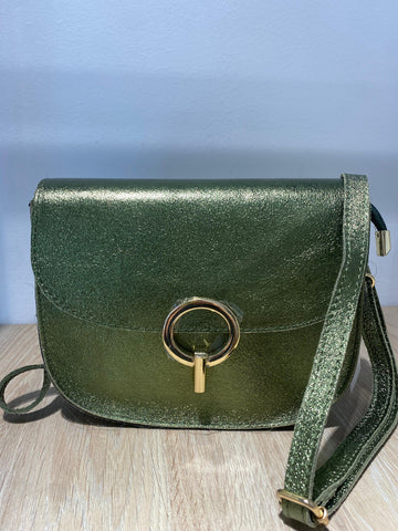 Bolso verde brillo