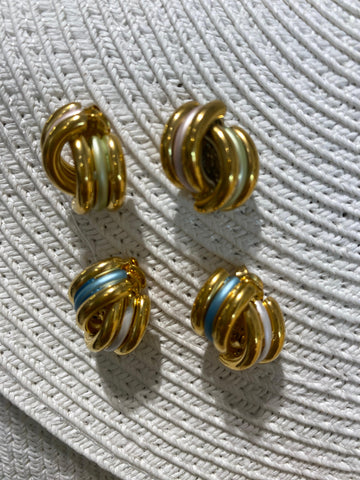 Pendientes doble aro
