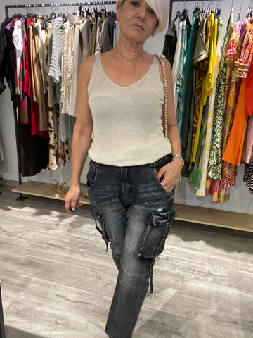 Pantalon Baggy cargo