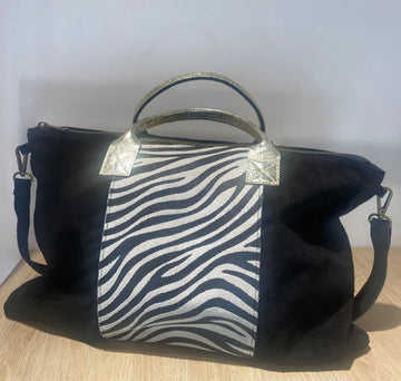 Bolso piel serraje