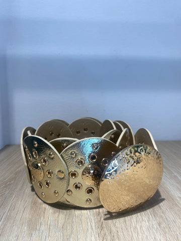Cinturon boho dorado