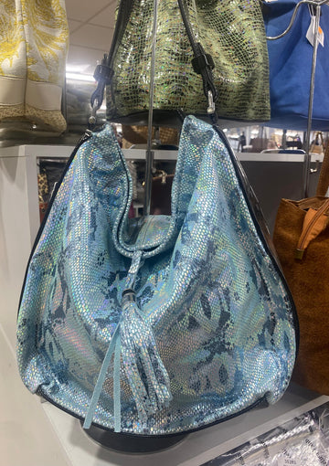 Bolso Print celeste