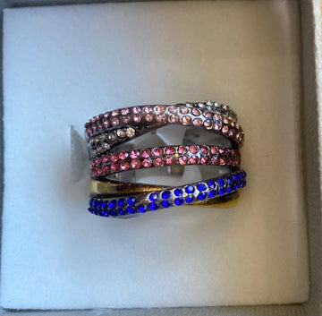 Anillo acero iris
