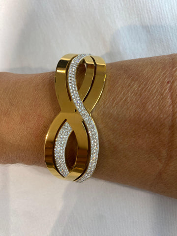 Pulsera infinito pedrería