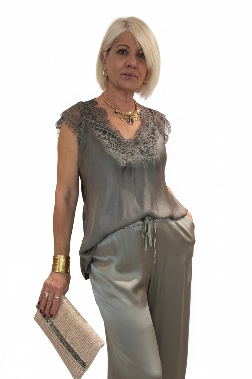 Top lencero Blonda