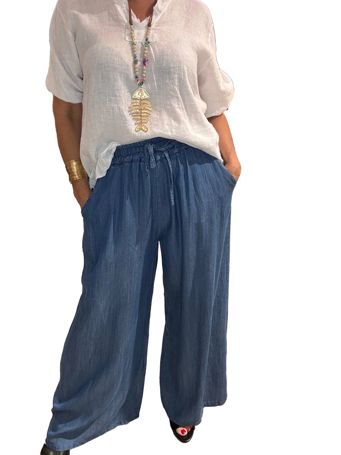 Pantalón fluido jeans