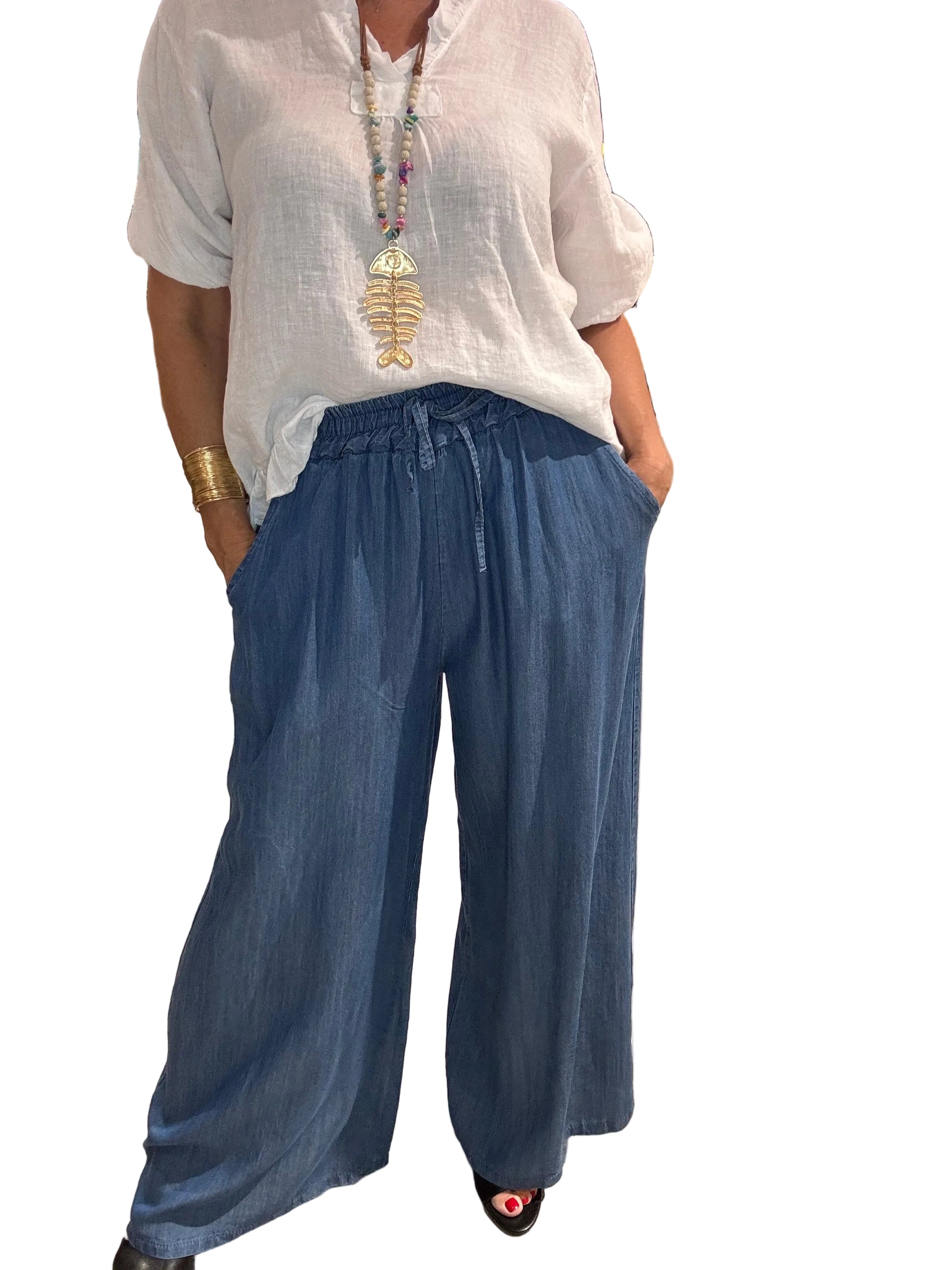 Pantalón fluido jeans