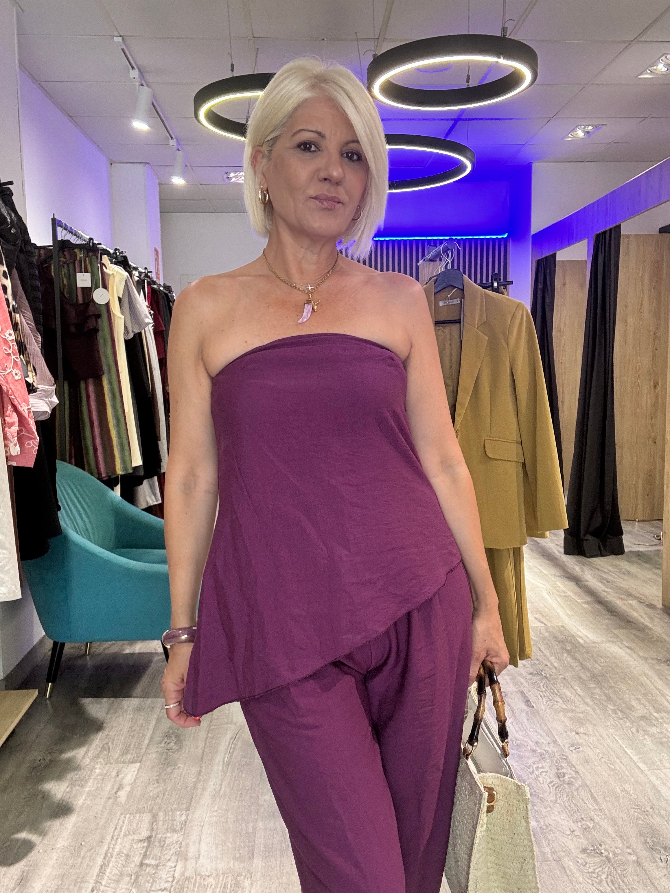Conjunto Burgundy
