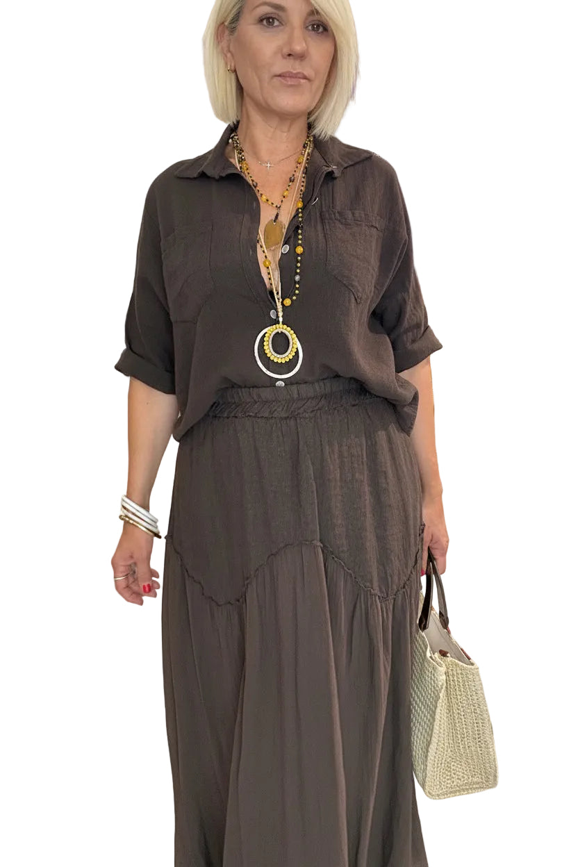 Blusa y falda África