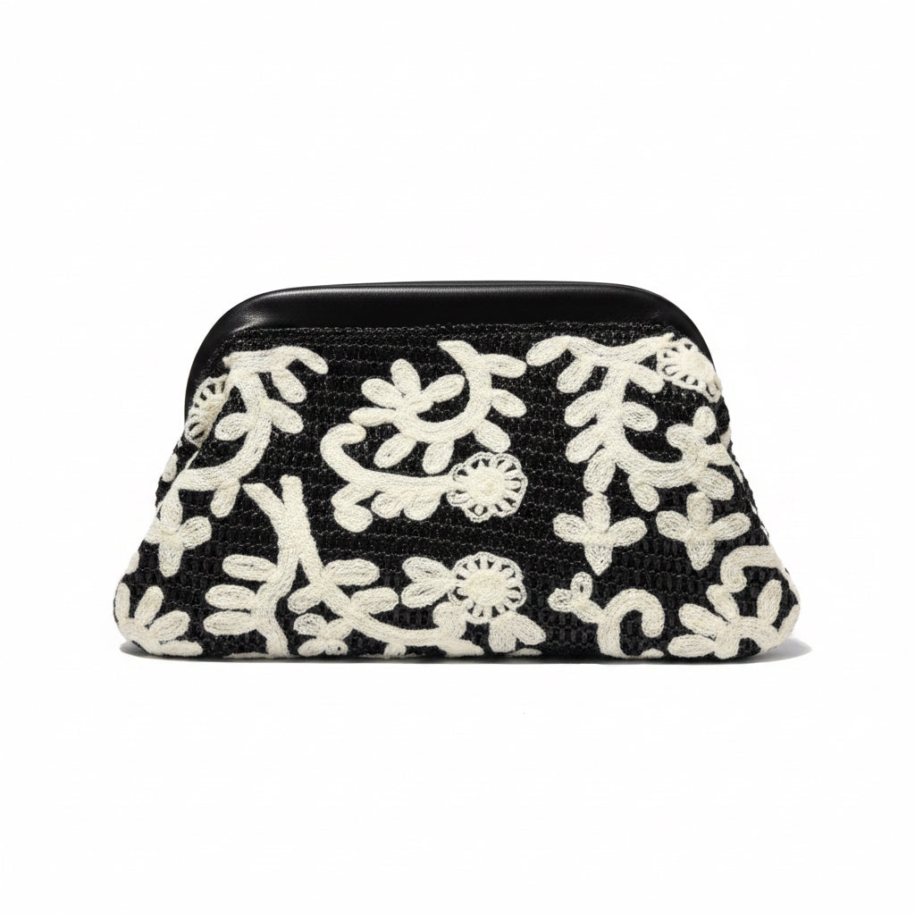 Clutch rafia Calma