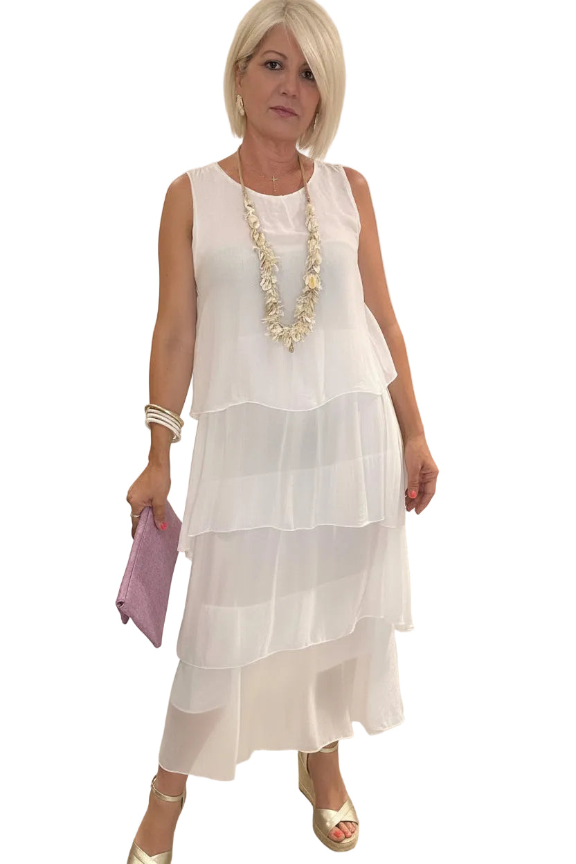 Vestido seda Playa