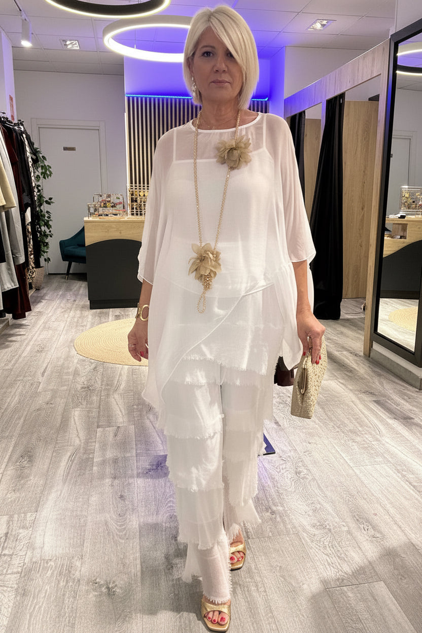 Conjunto Mikonos  blanco