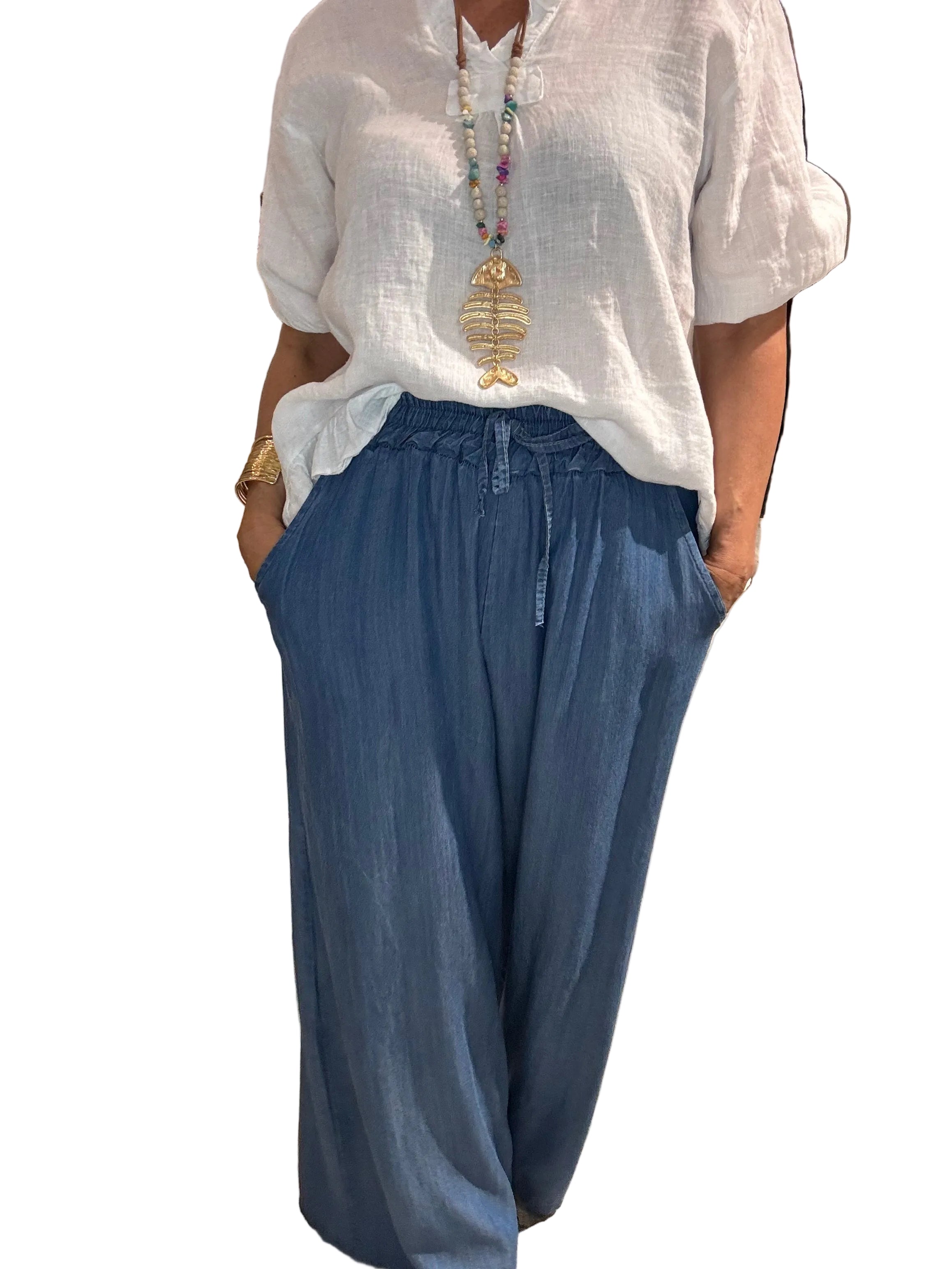 Pantalón fluido jeans
