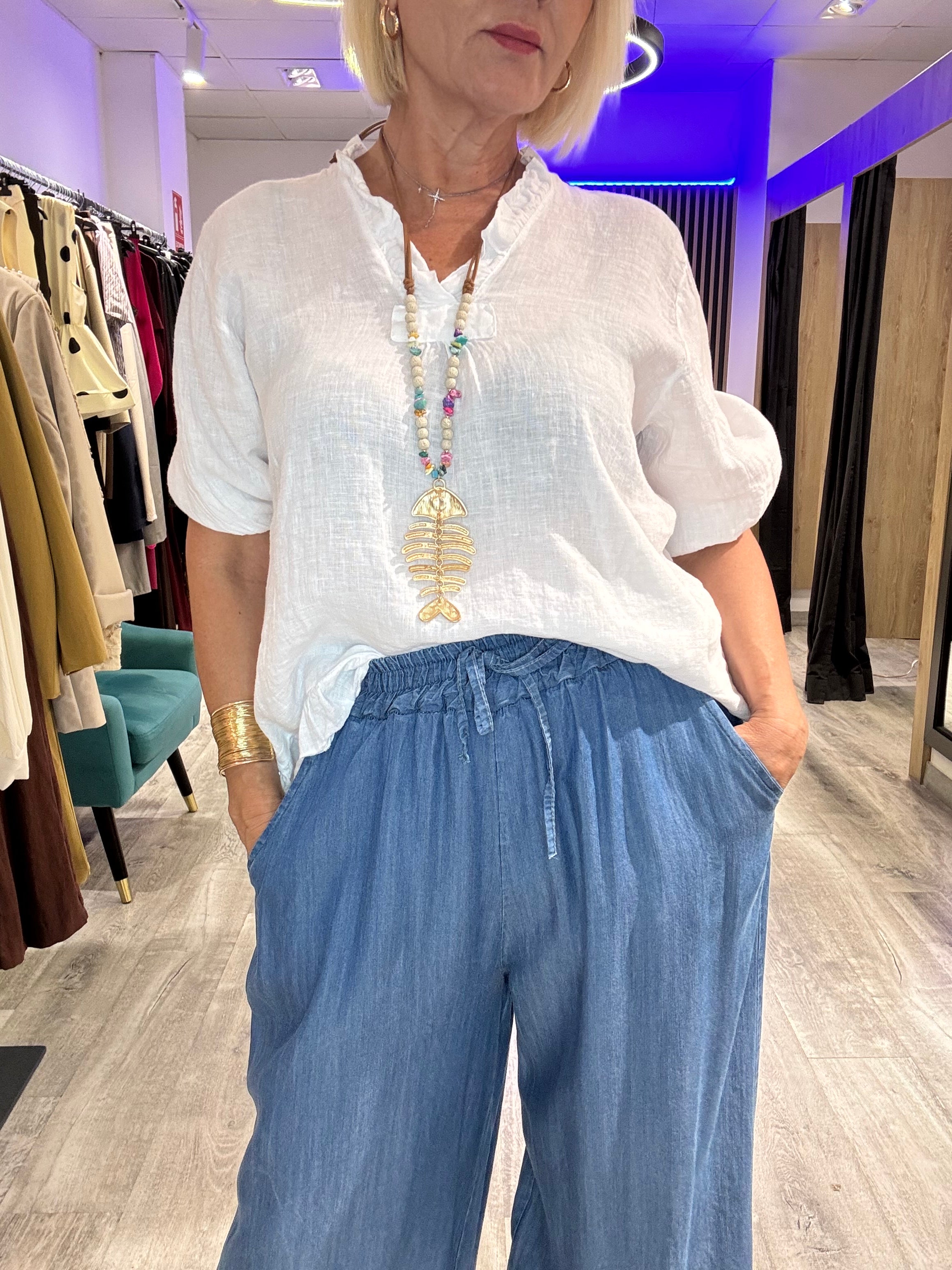 Pantalón fluido jeans