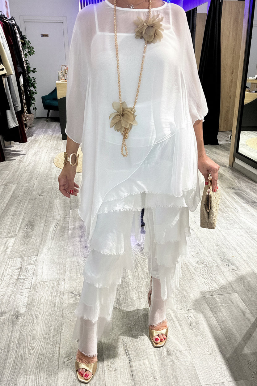 Conjunto Mikonos  blanco