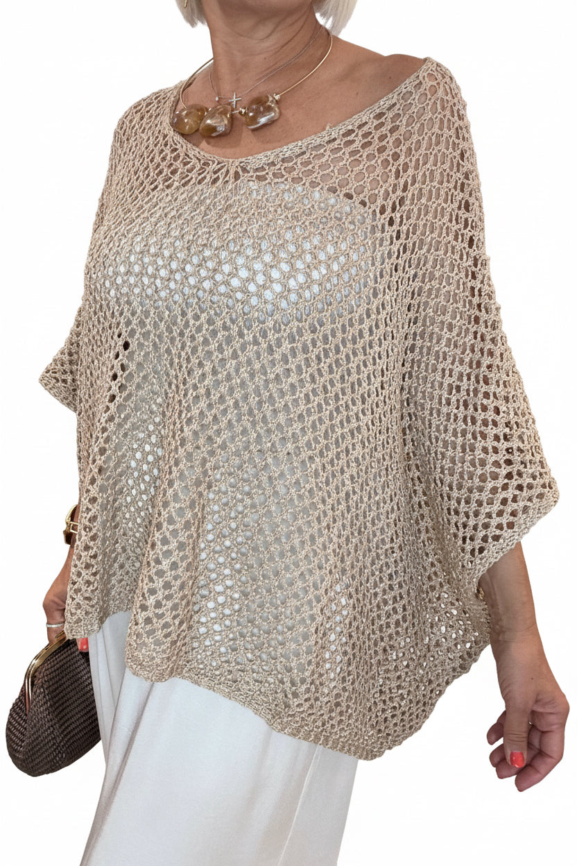 Poncho Lurex