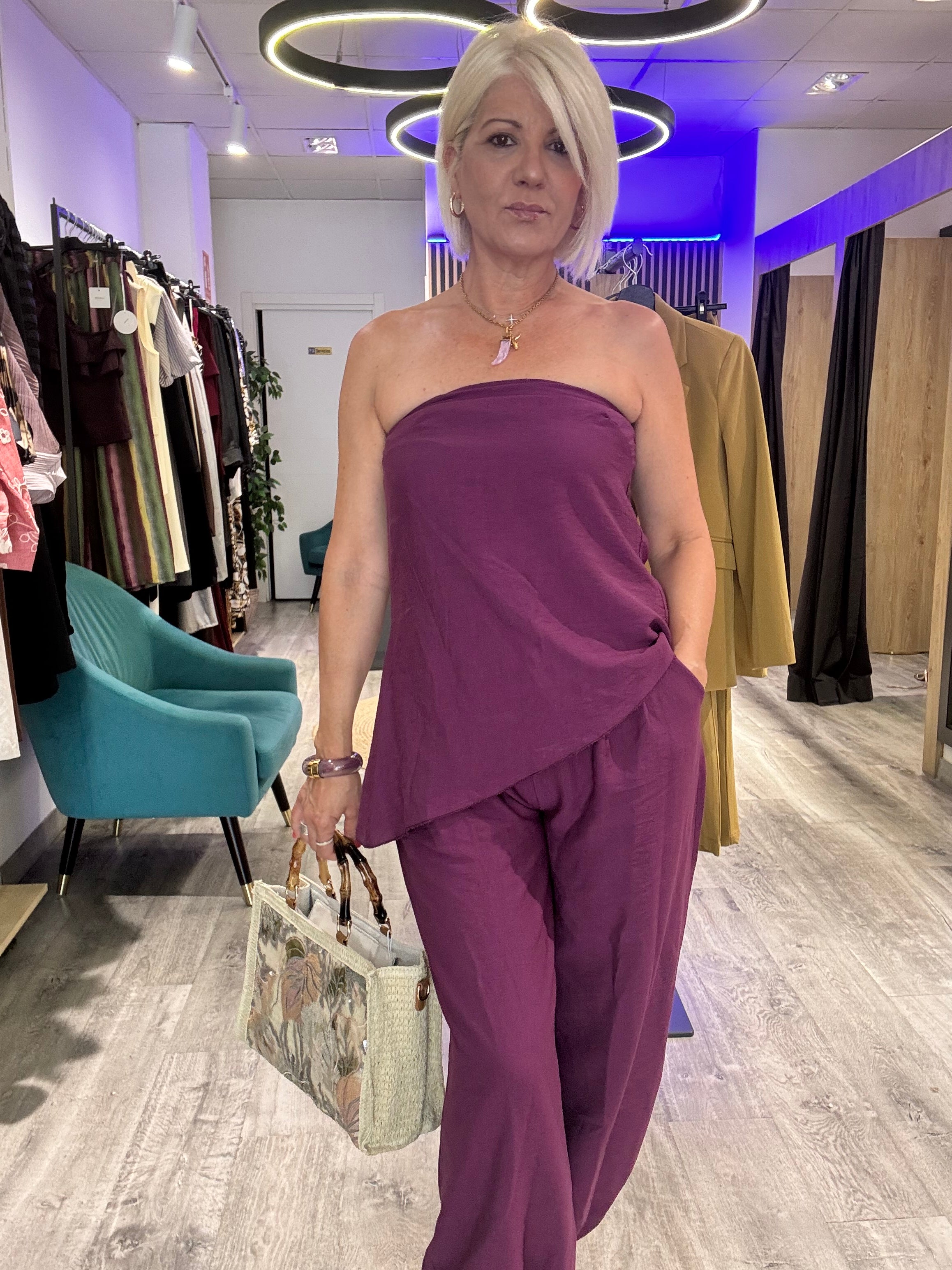 Conjunto Burgundy