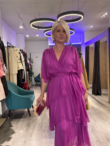 Vestido seda Toscana