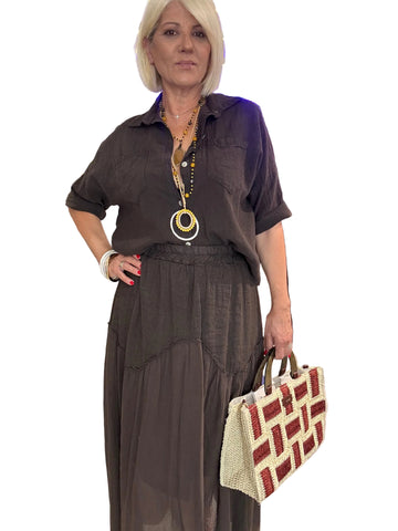Blusa y falda África