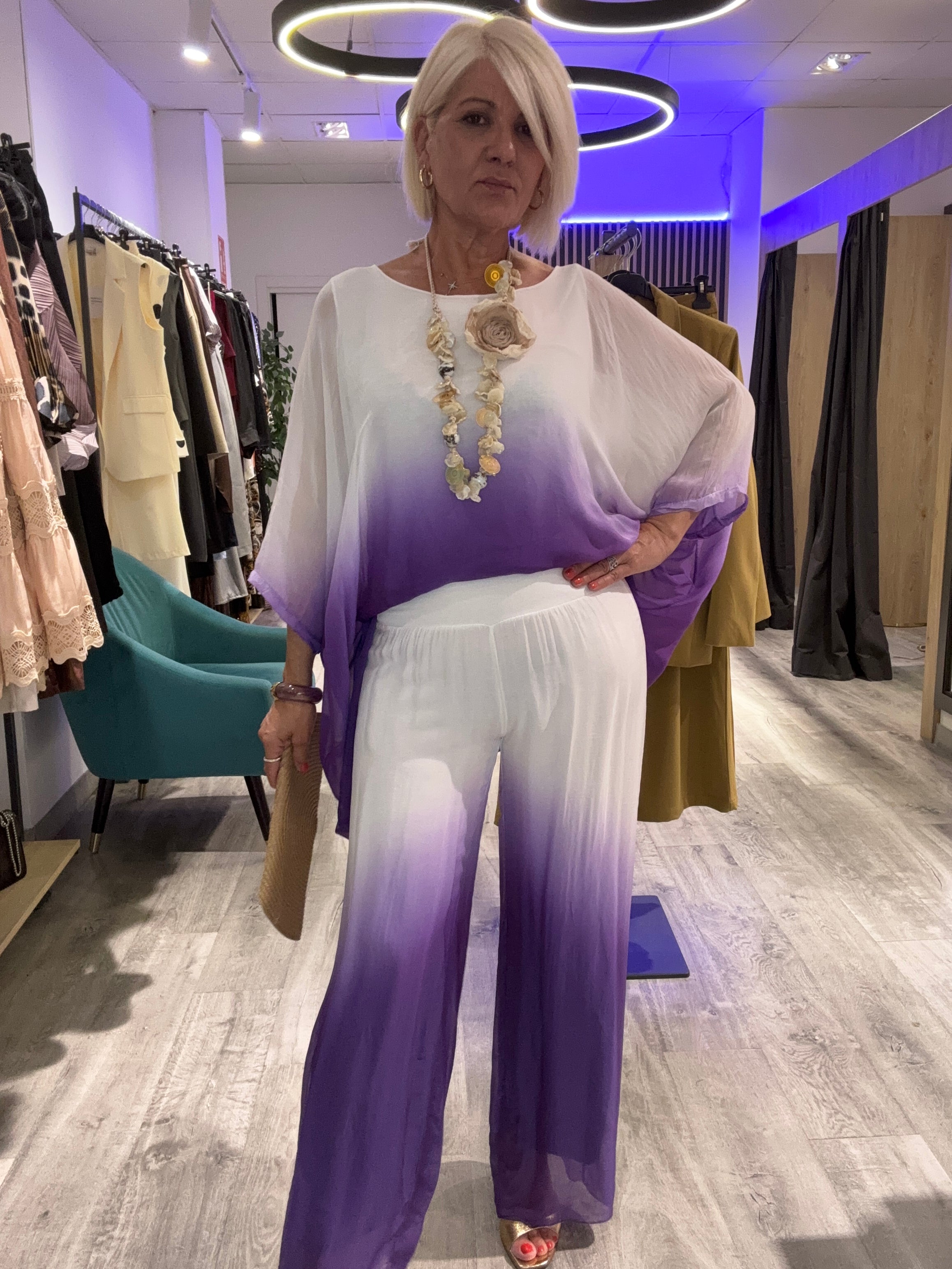 Pantalón Silk Violet