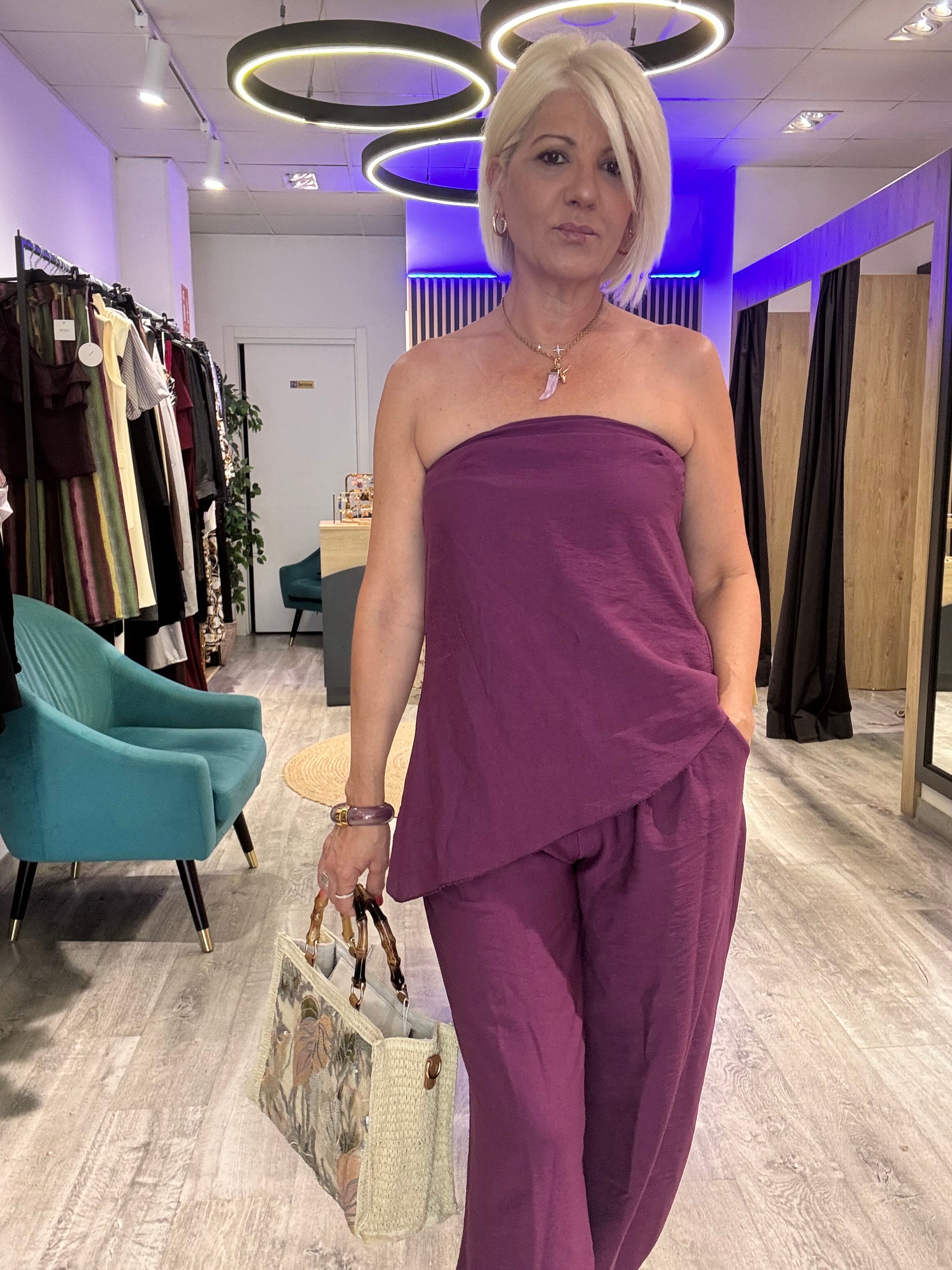 Conjunto Burgundy