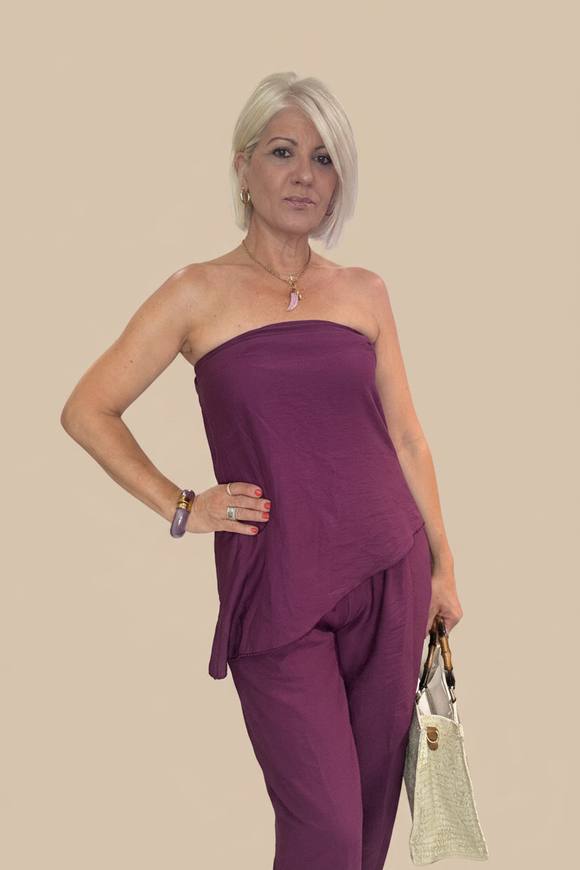 Conjunto Burgundy