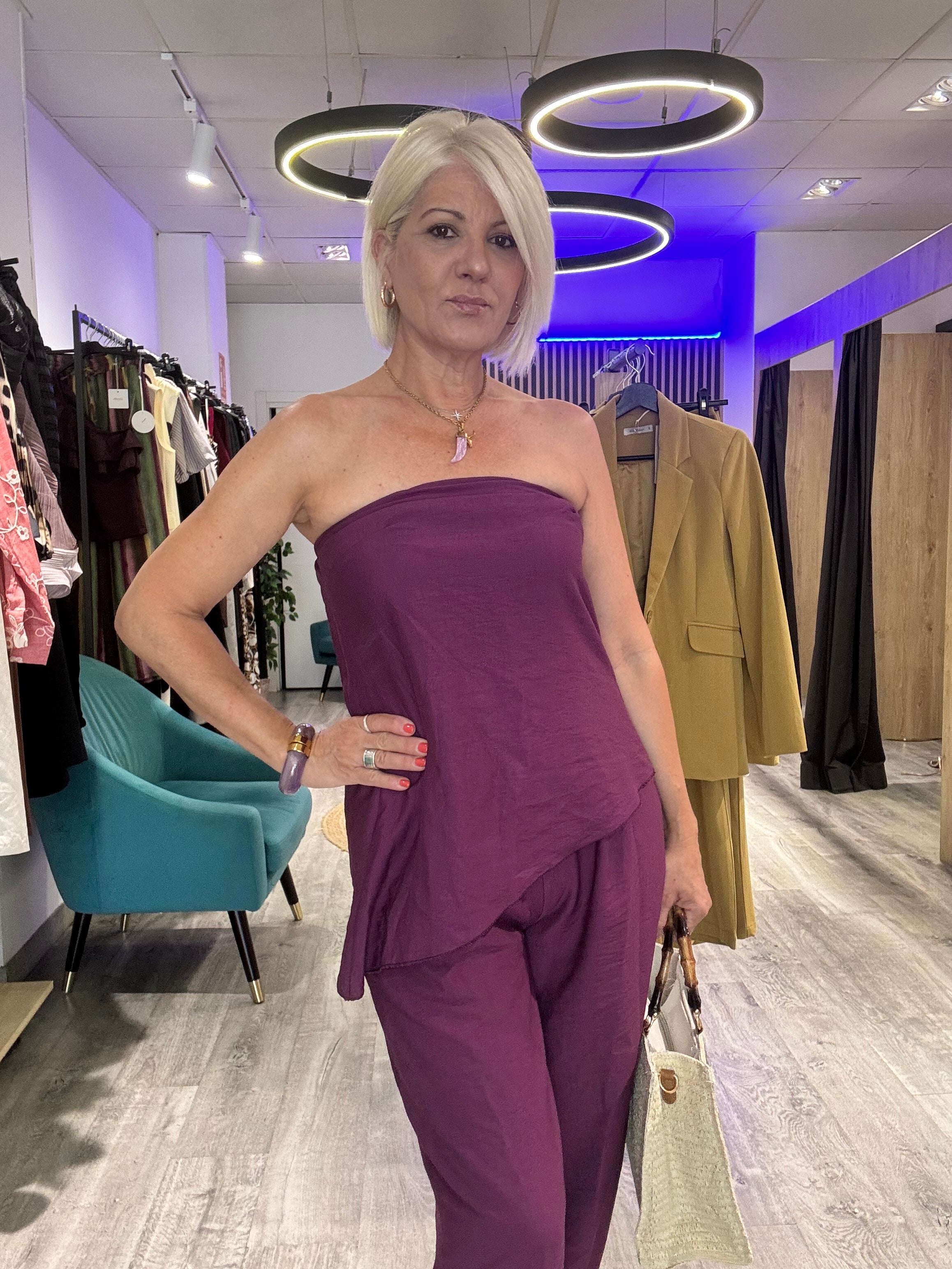 Conjunto Burgundy