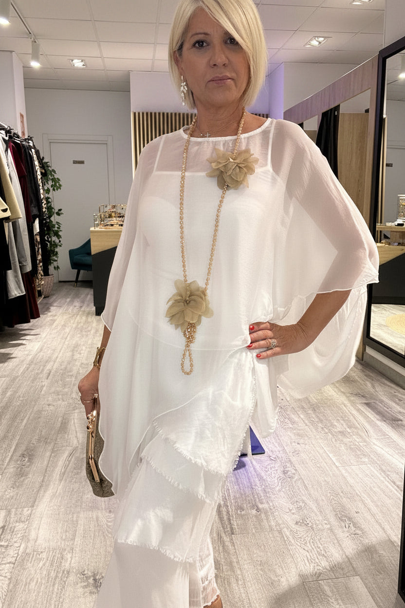 Conjunto Mikonos  blanco