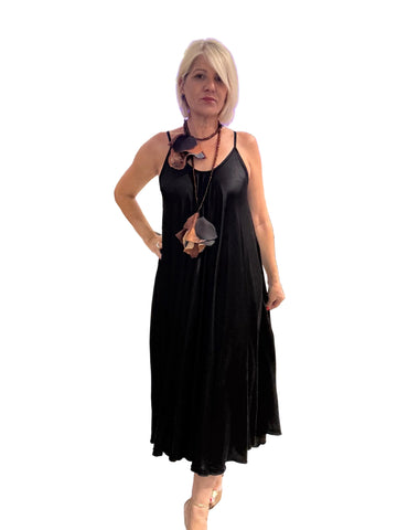 Vestido lencero satén