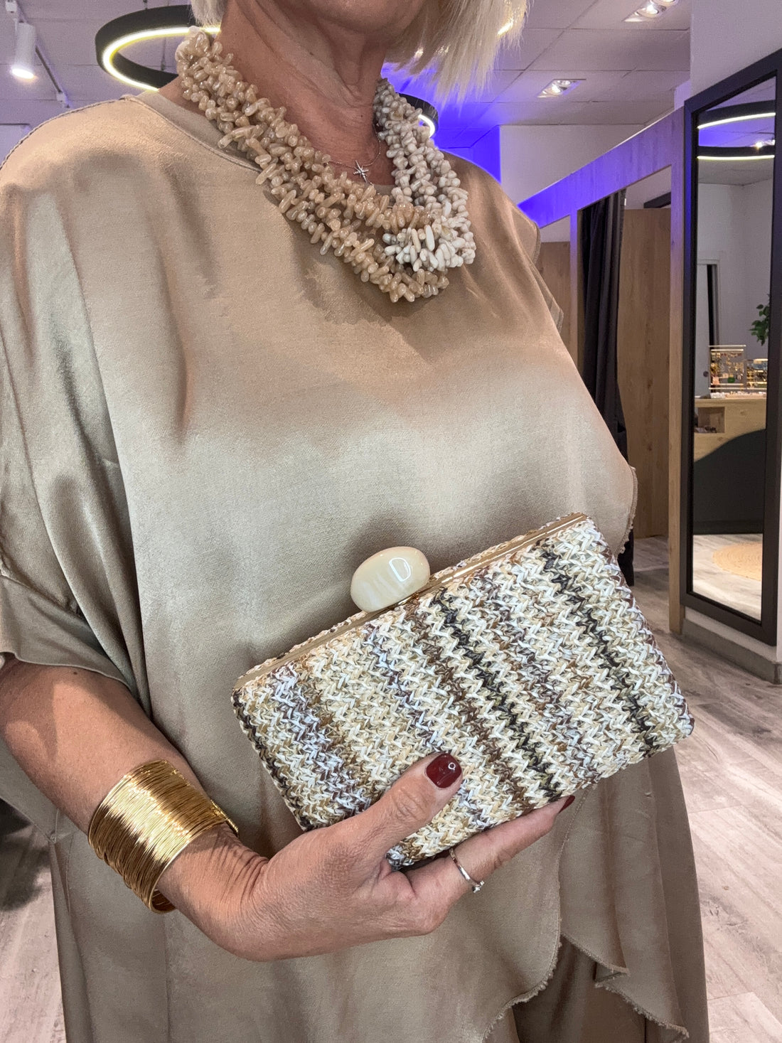 Bolso Rafia Arenas