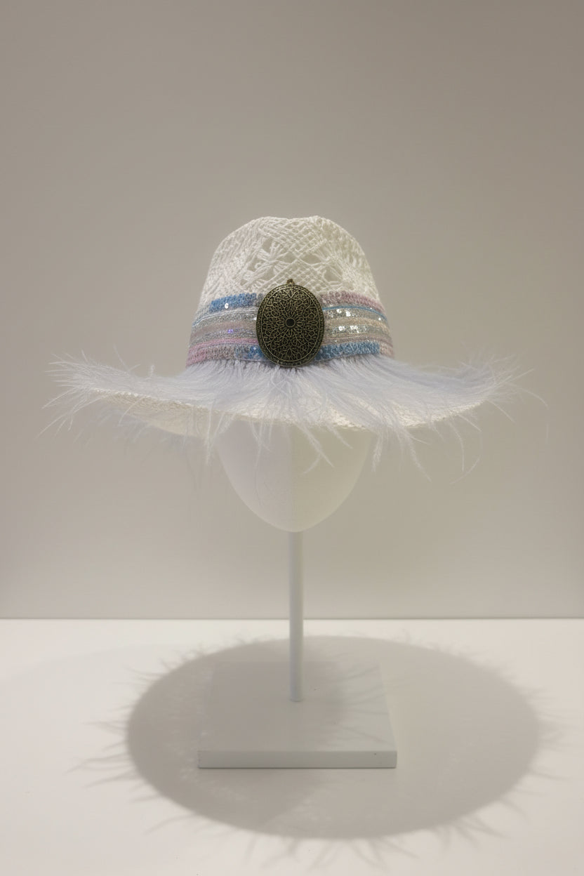 Sombrero Blanco Boho