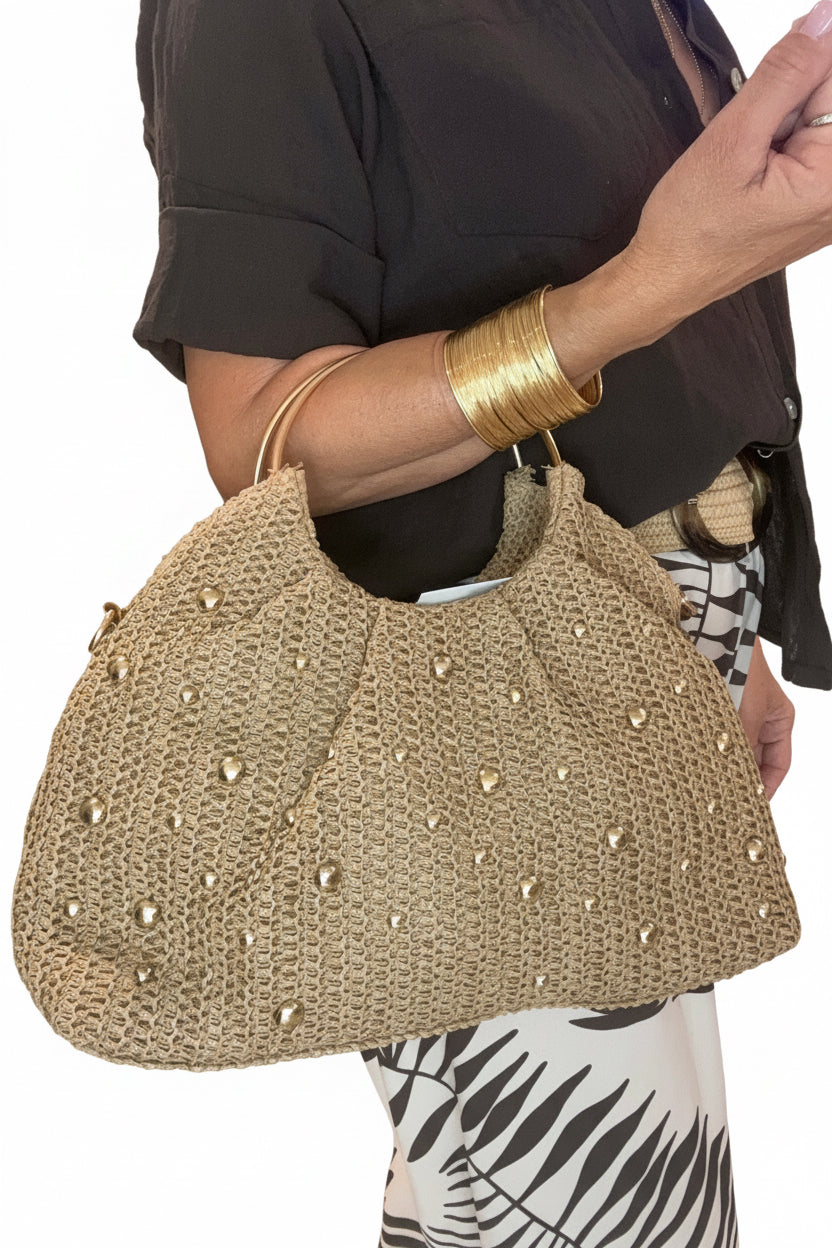 Bolso de Rafia Natural