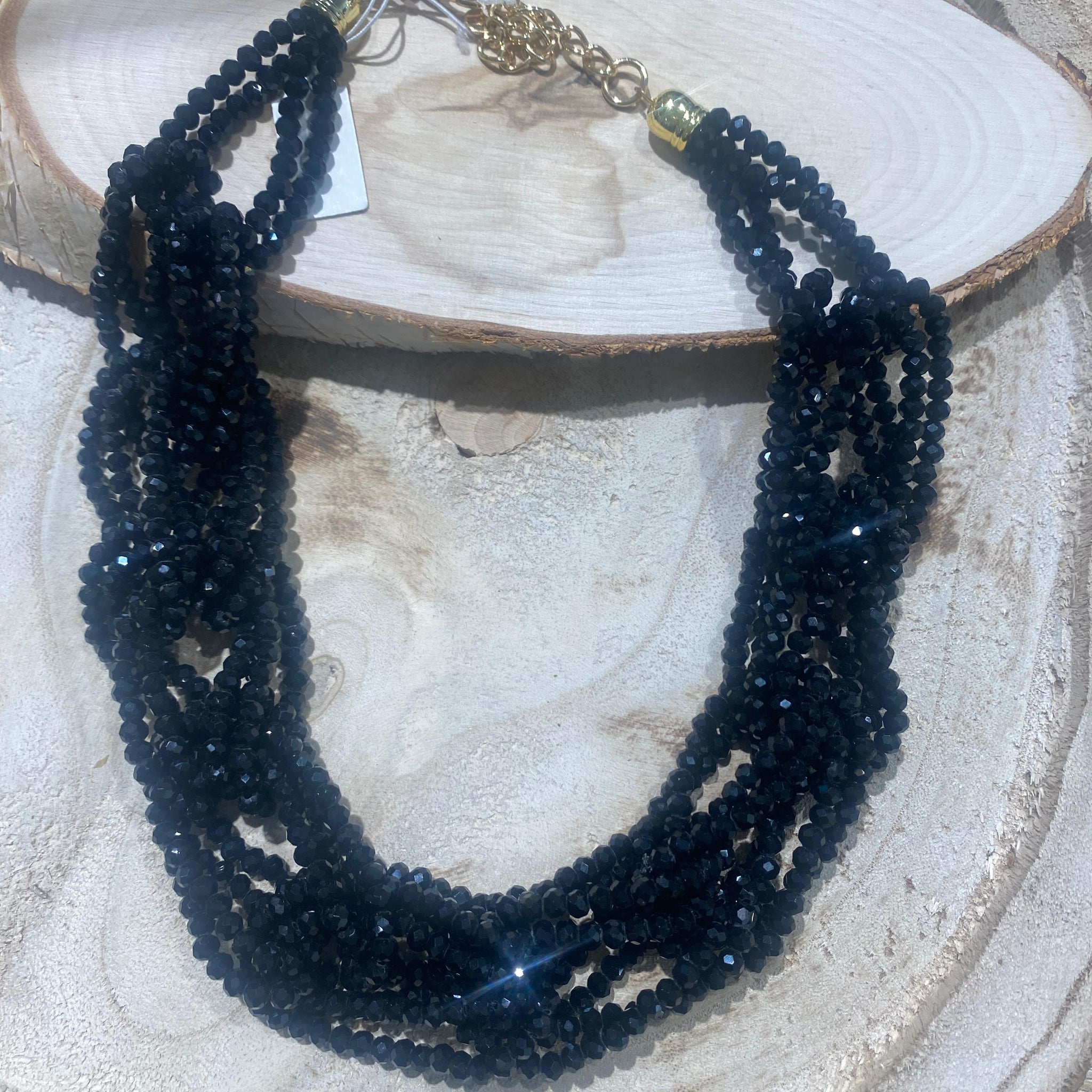 Choker trenzado  negro