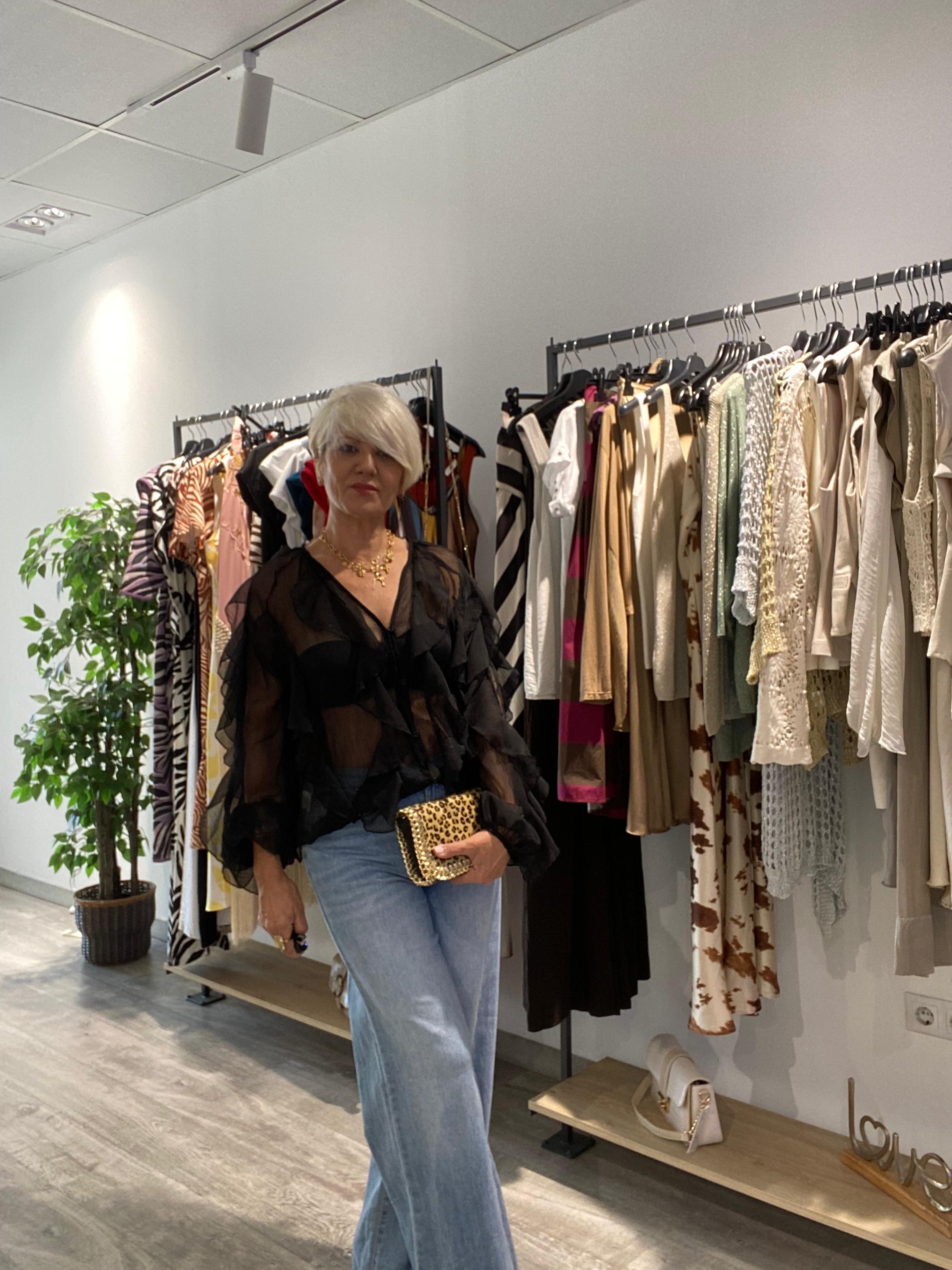 Camisa seda Boho