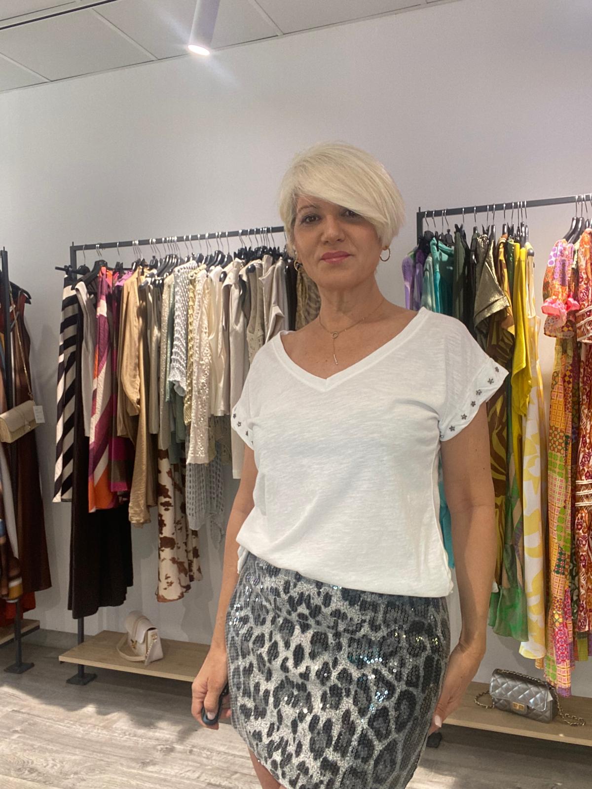 Falda animal print