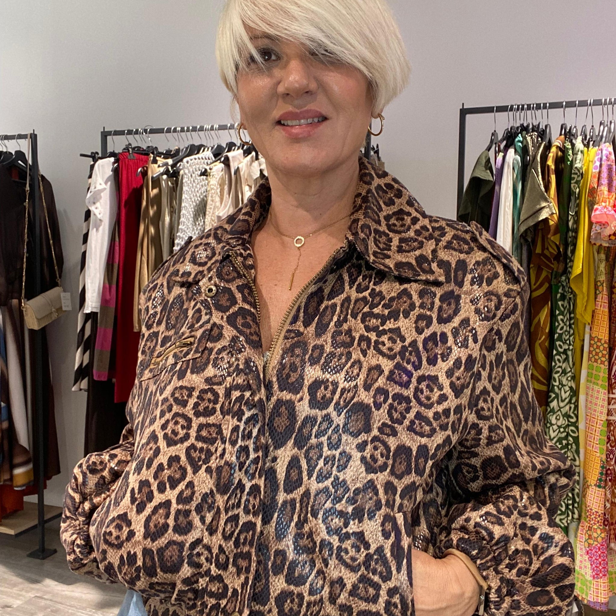 Cazadora animal Print