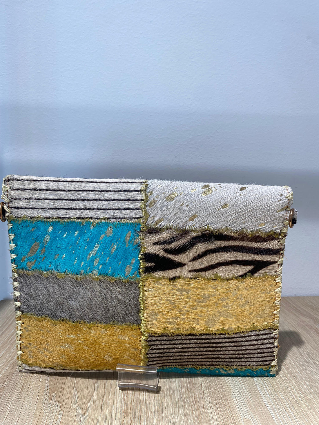 Bolso toro  piel multicolores