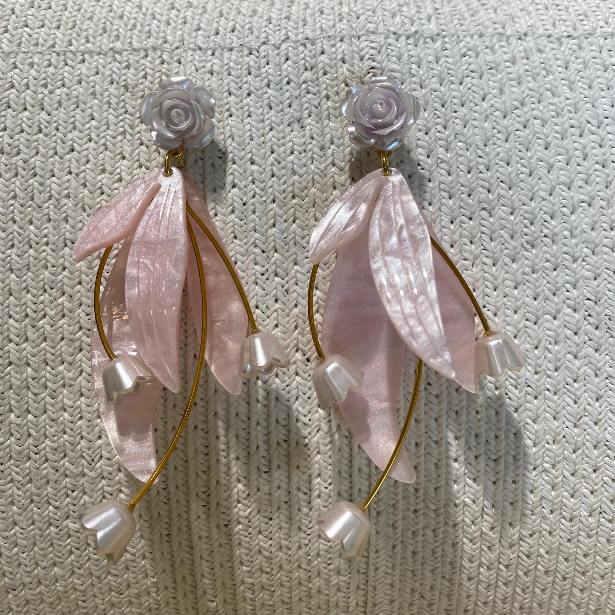 Pendientes tulipanes