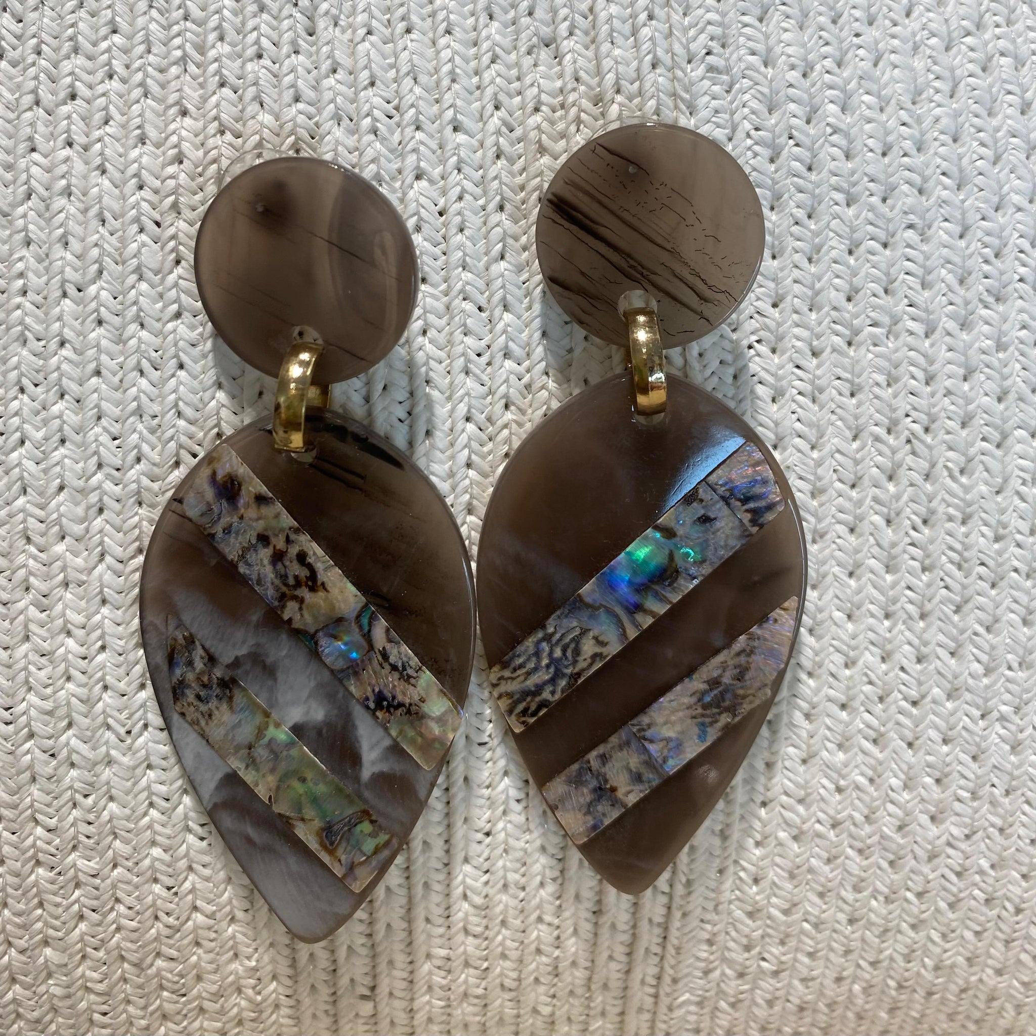 Pendientes nácar