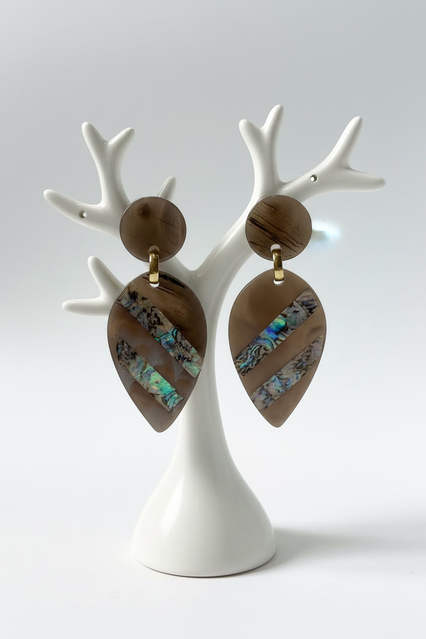 Pendientes resina