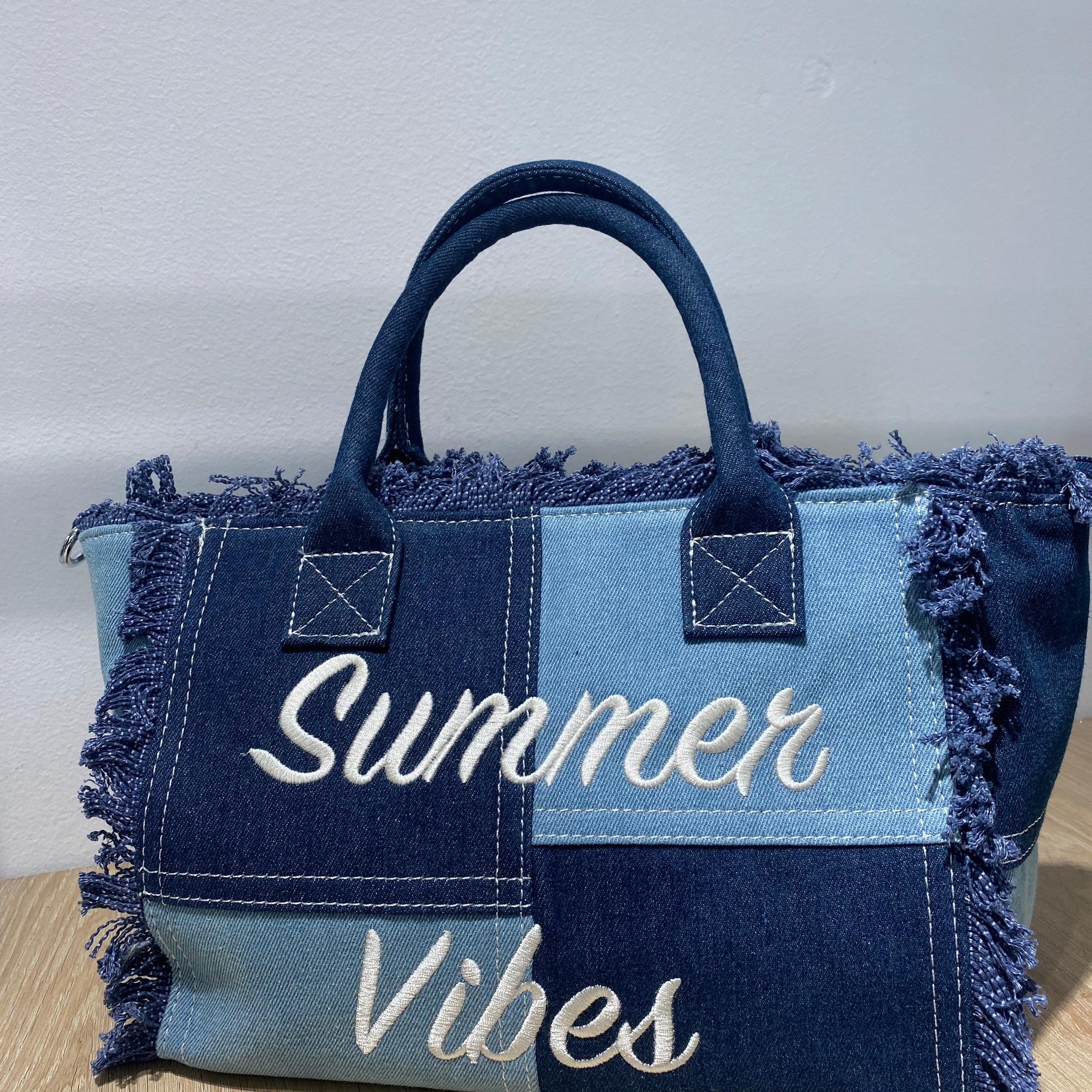 Bolso vaquero combinado