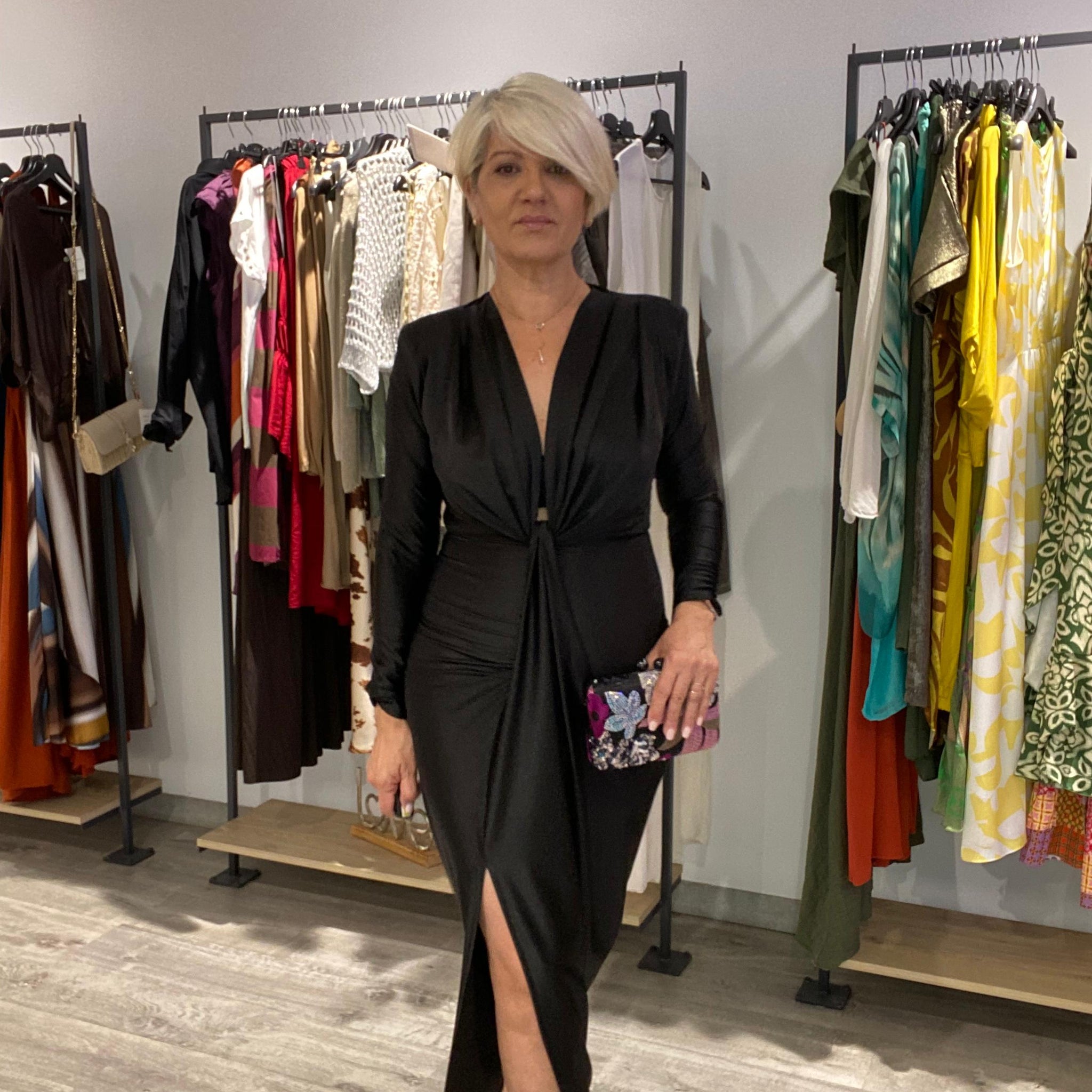Vestido negro Carol
