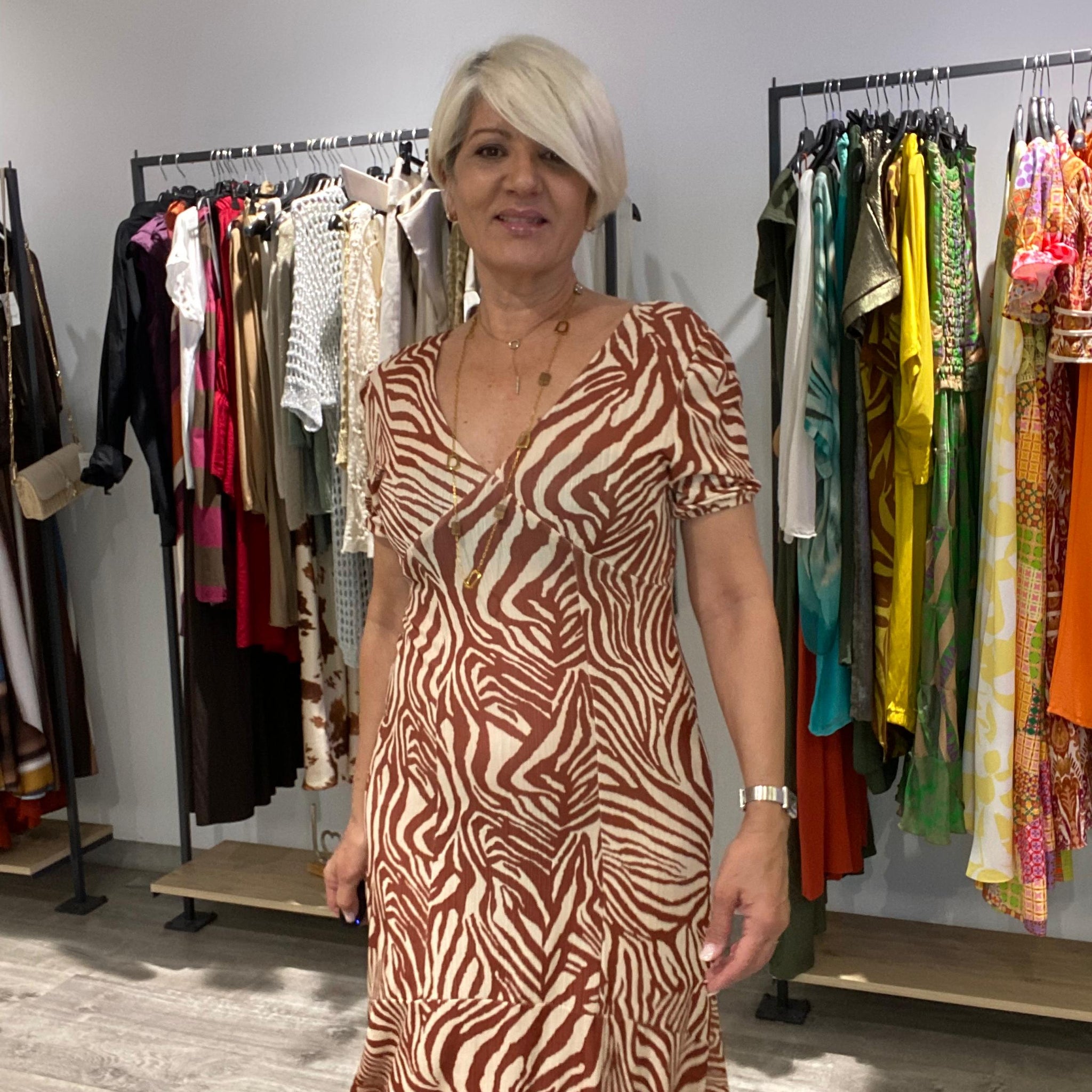 Vestido zebra