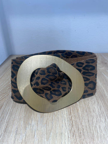 Cinturon piel  serraje Print