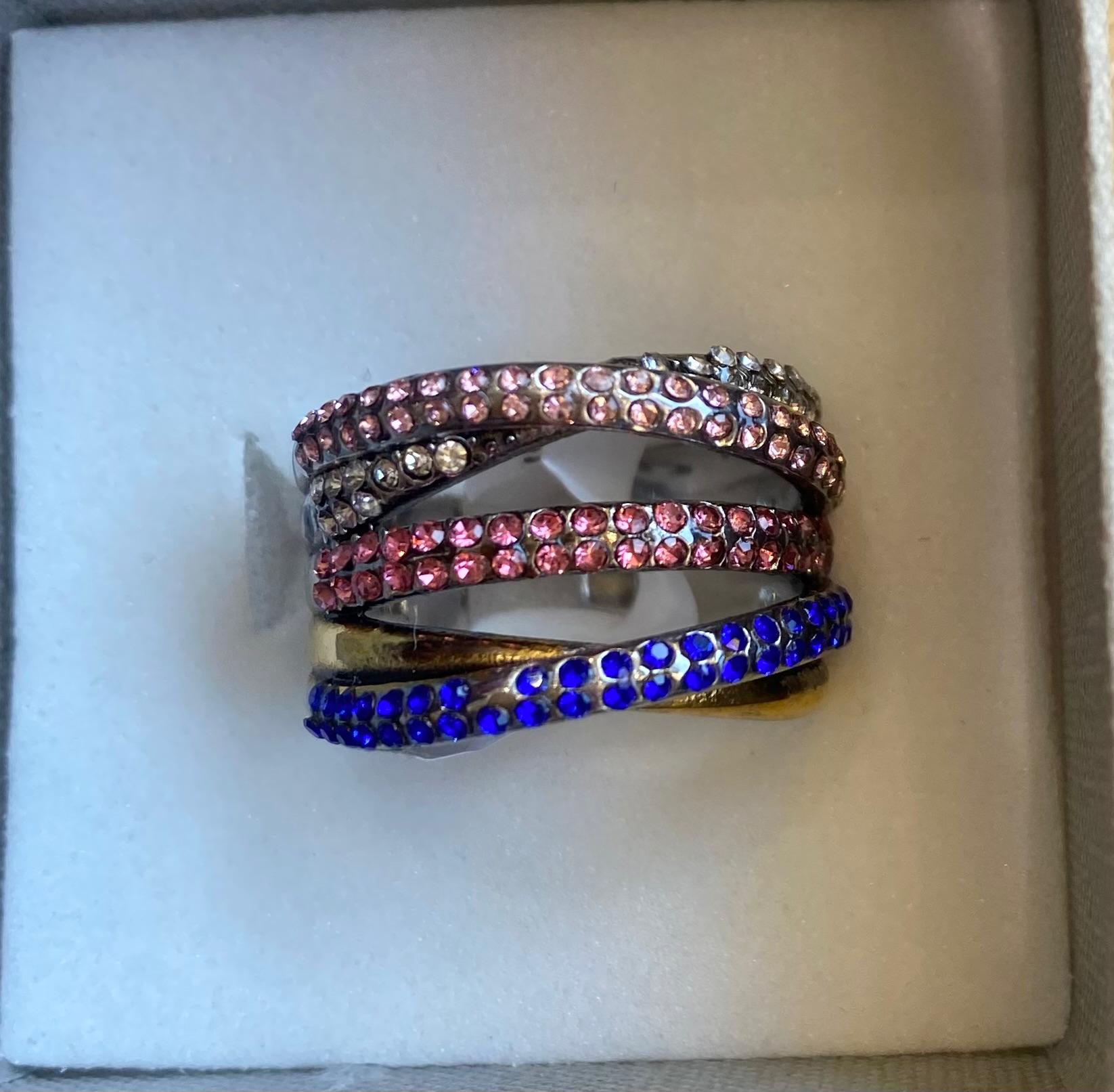 Anillo  acero iris