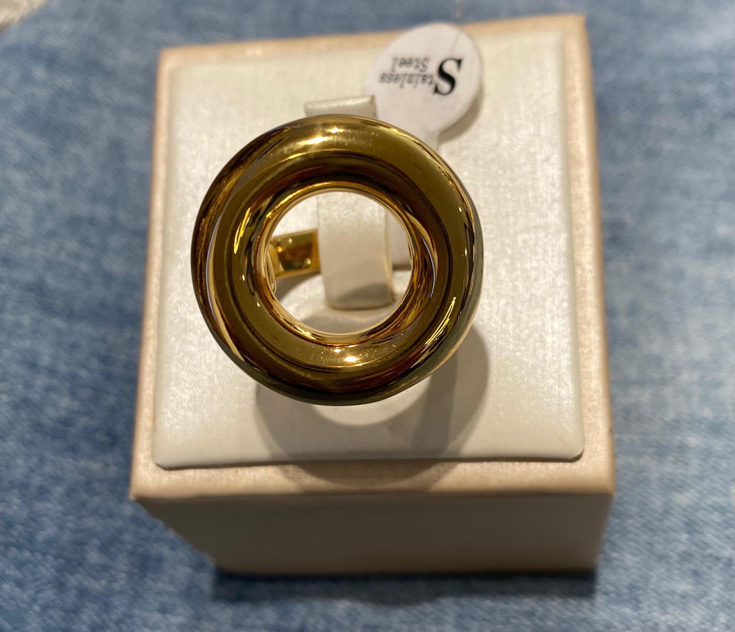 Anillo acero esfera