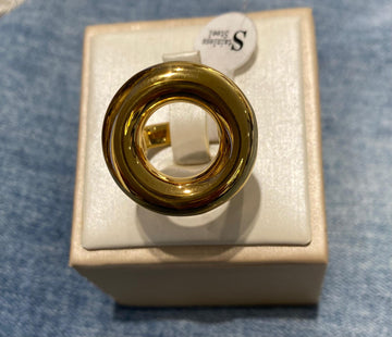 Anillo acero esfera
