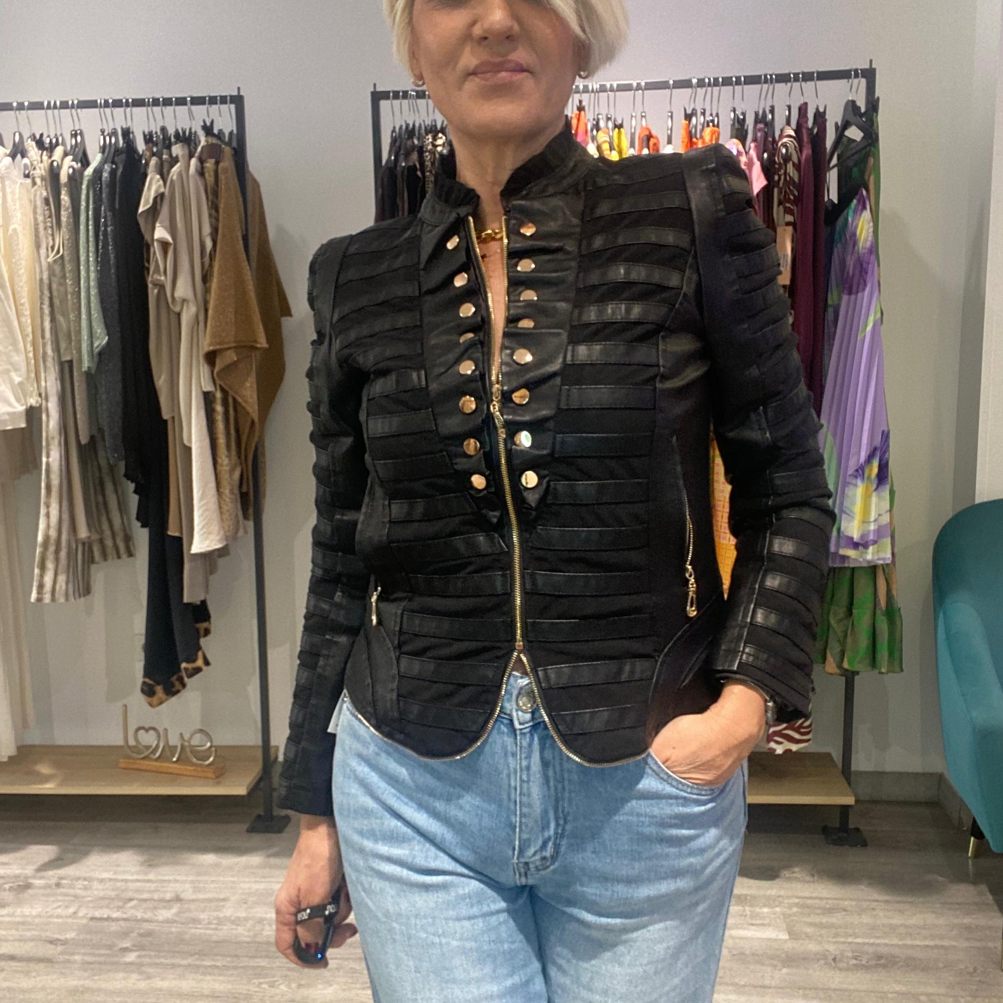 Biker polipiel Carol