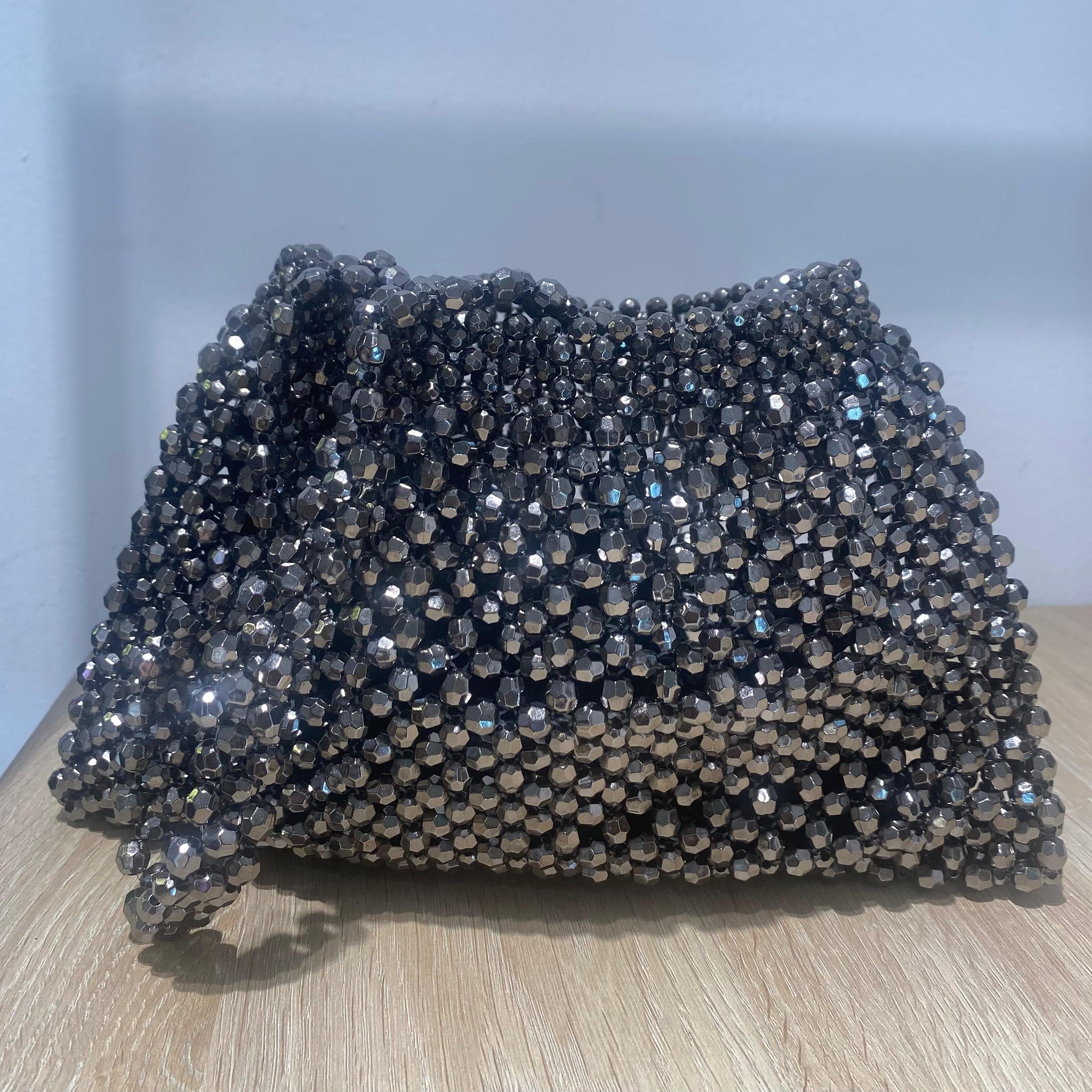 Bolso bombonera enrejado